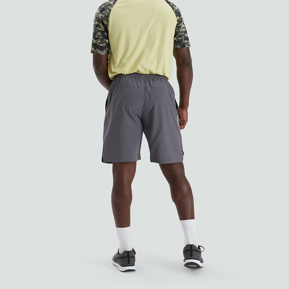 MENS WOVEN GYM SHORT GREY