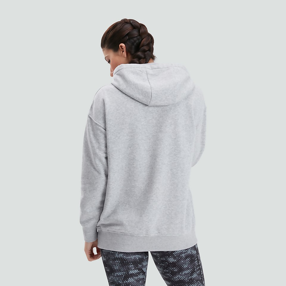 WOMENS OVERSIZED HOODY GREY