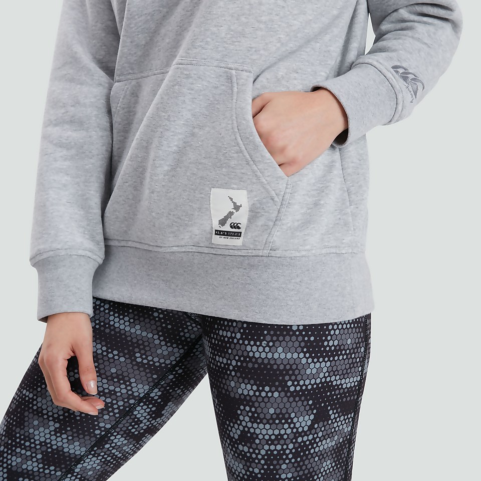 WOMENS OVERSIZED HOODY GREY
