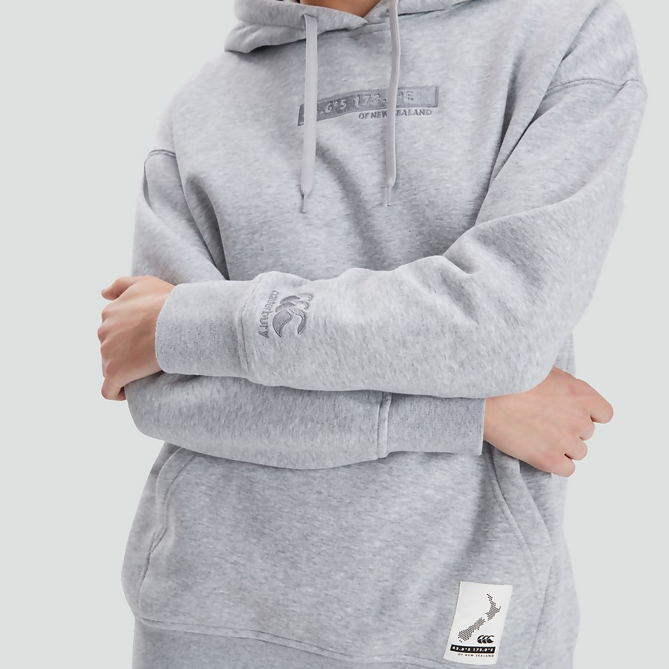 WOMENS OVERSIZED HOODY GREY