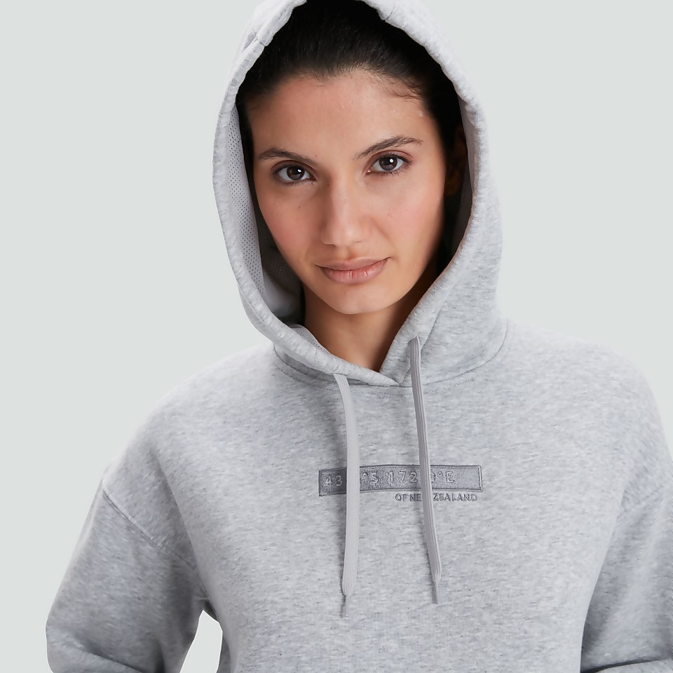 WOMENS OVERSIZED HOODY GREY