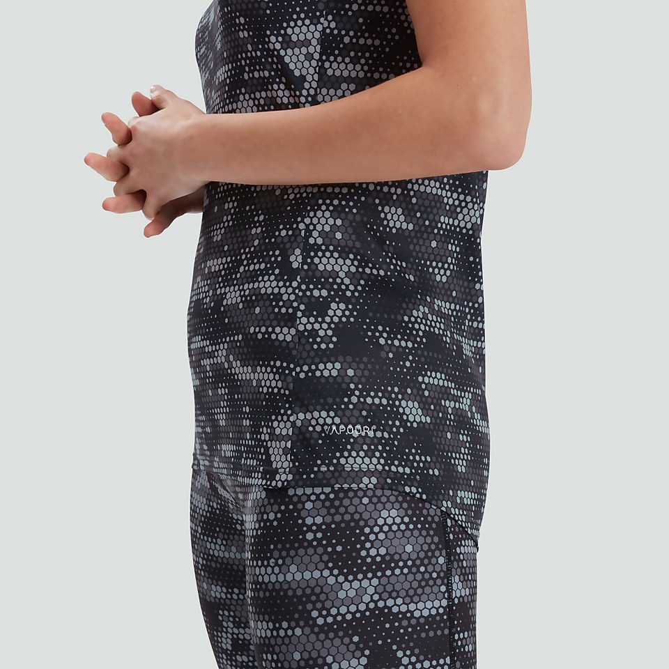 WOMENS VAPODRI SUPERLIGHT SHORT SLEEVED TEE GREY