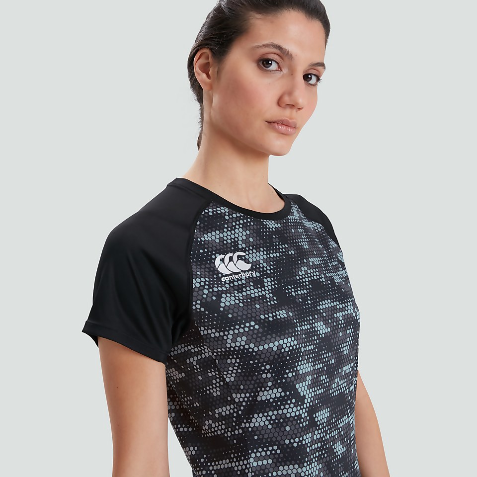 WOMENS VAPODRI SUPERLIGHT SHORT SLEEVED TEE GREY