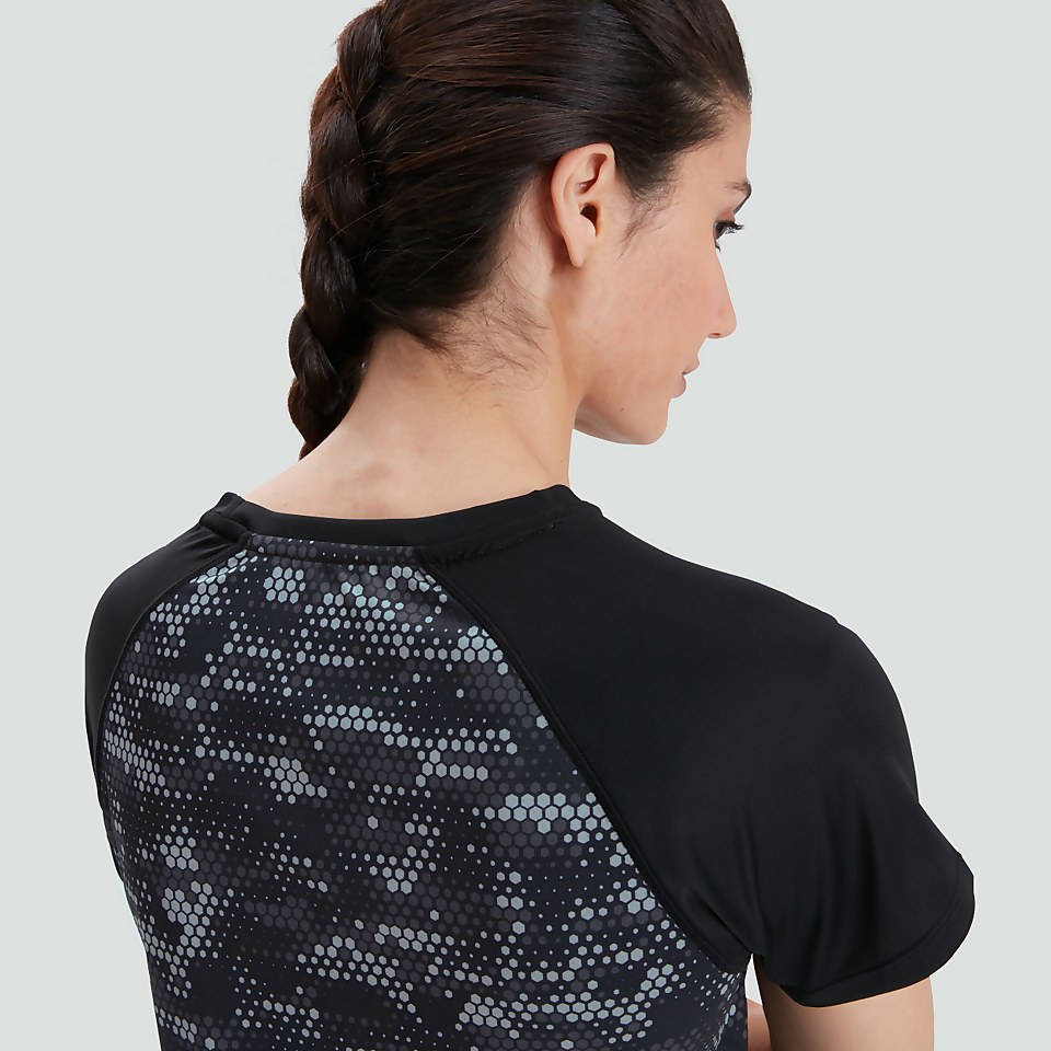 WOMENS VAPODRI SUPERLIGHT SHORT SLEEVED TEE GREY