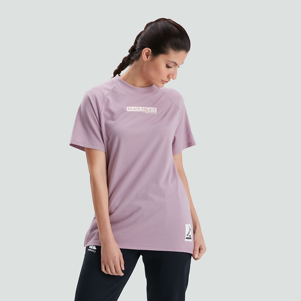 CANTERBURY BOXY TEE AF PURPLE