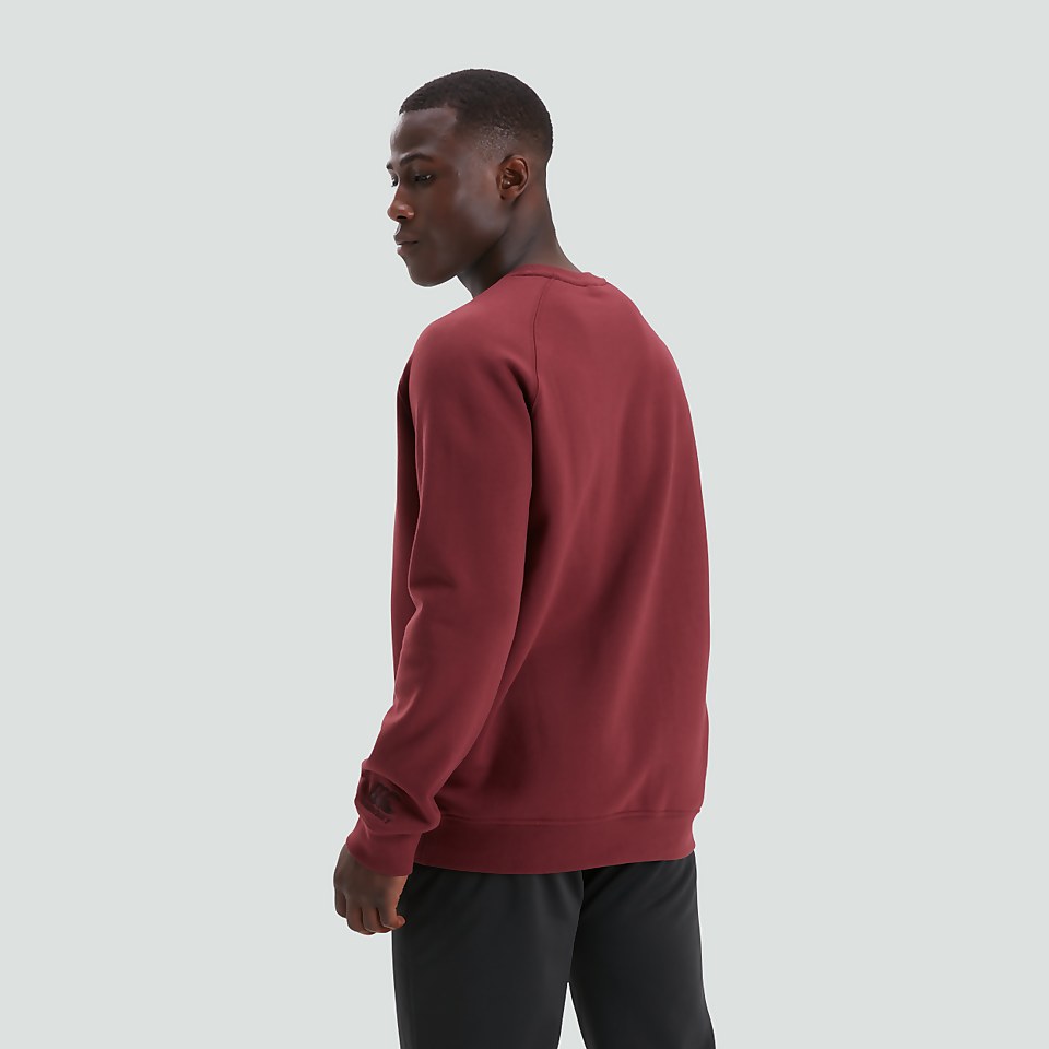 MENS OS CREWNECK SWEAT SHIRT BROWN