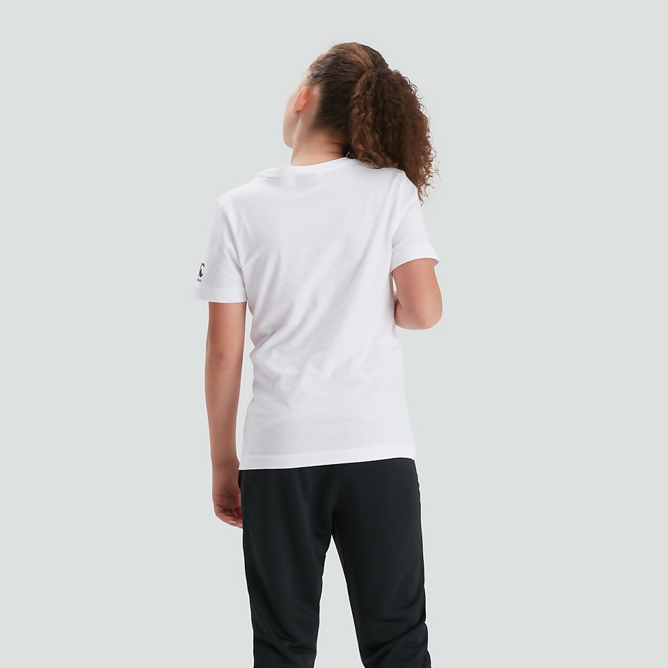 JUNIOR UNISEX GRAPHIC TEE WHITE