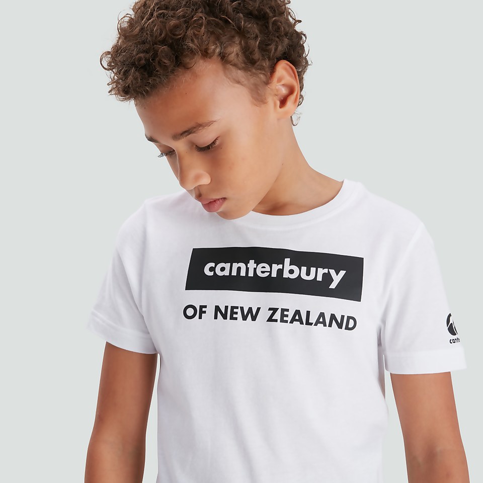 JUNIOR UNISEX GRAPHIC TEE WHITE