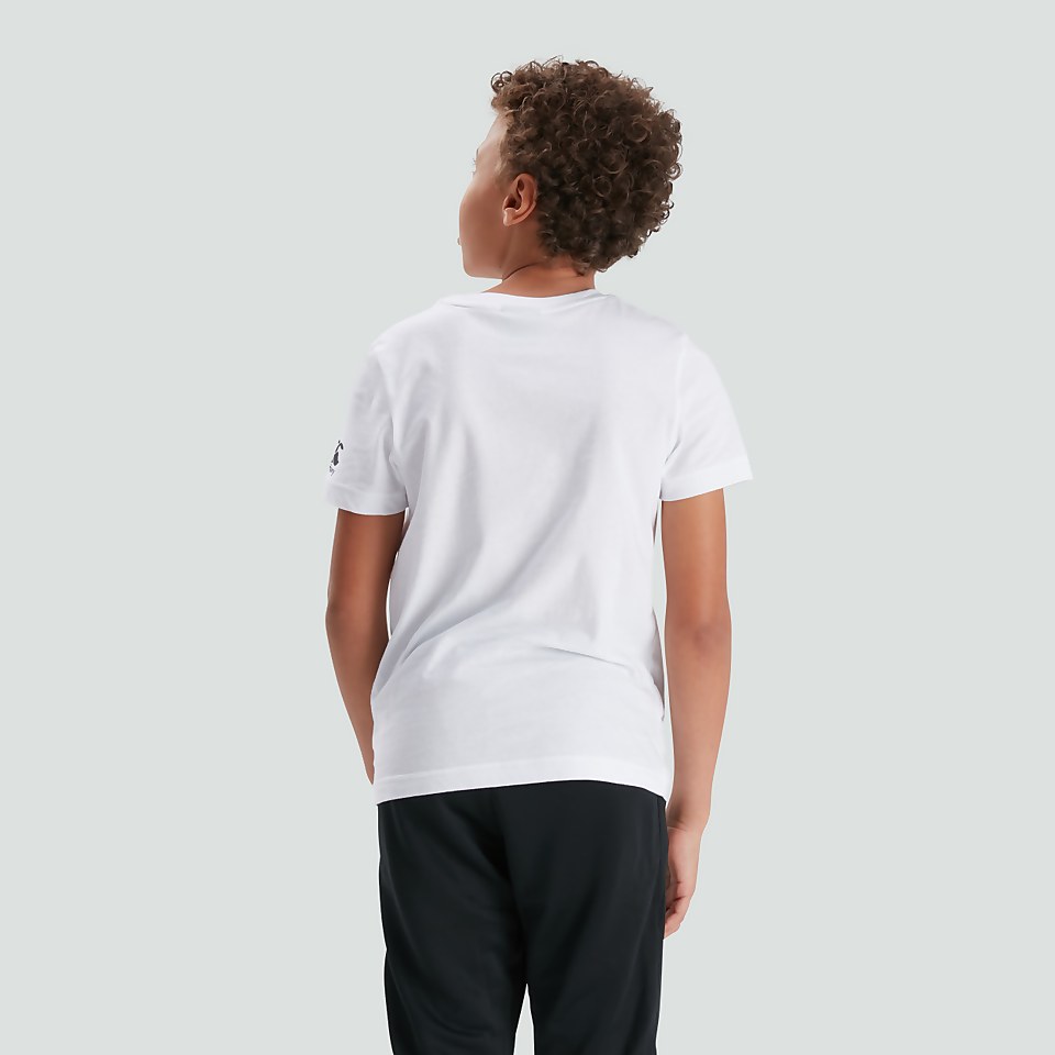 JUNIOR UNISEX GRAPHIC TEE WHITE