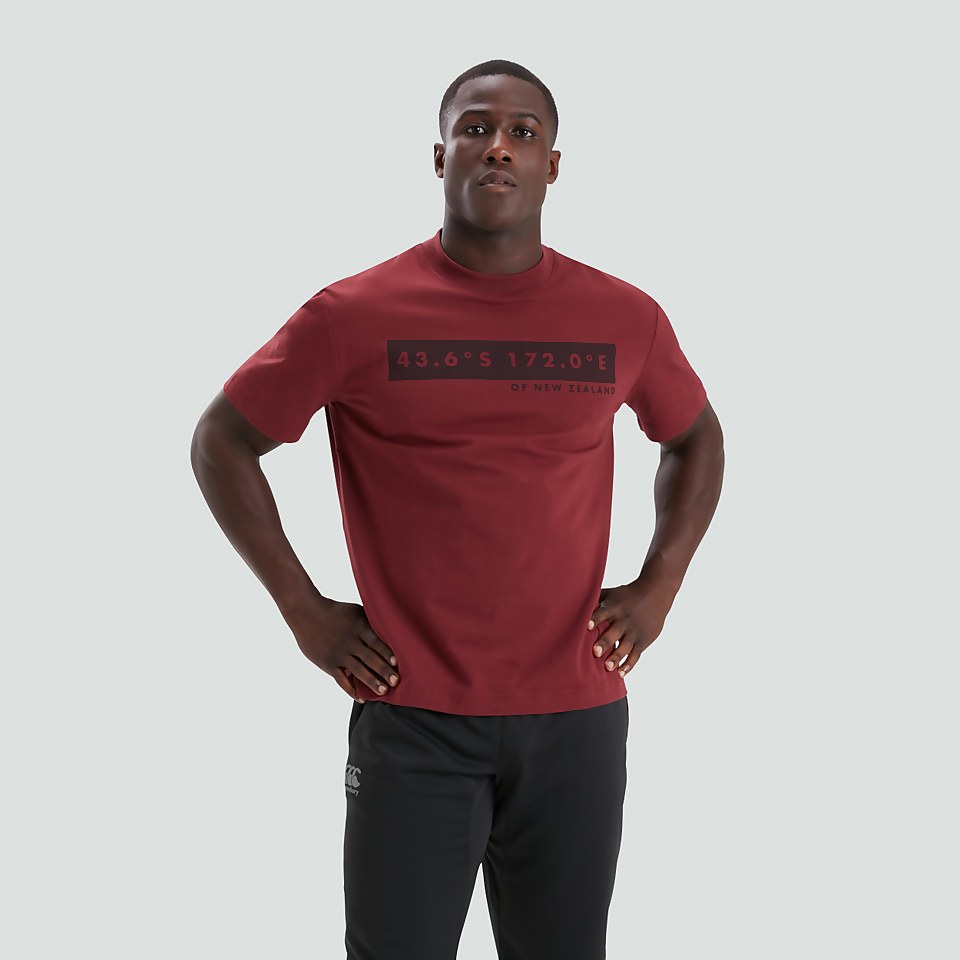 MENS OVERSIZED TEE BROWN
