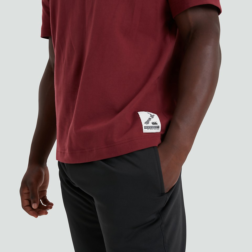 MENS OVERSIZED TEE BROWN