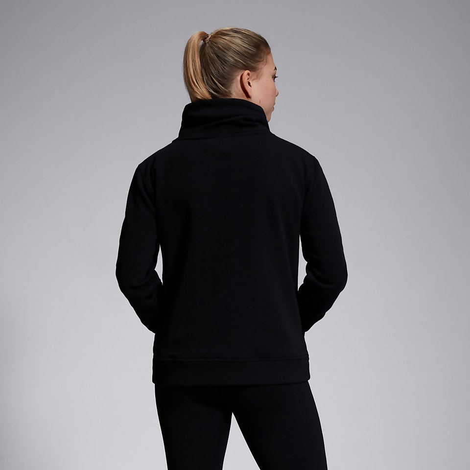 WOMENS SLOUCH SWEATSHIRT BLACK