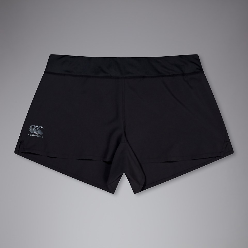 WOMENS VAPODRI 3 INCH SHORT BLACK