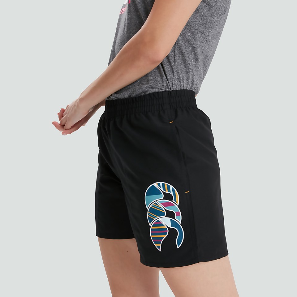 WOMENS UGLIES 5 INCH TACTIC SHORTS BLACK
