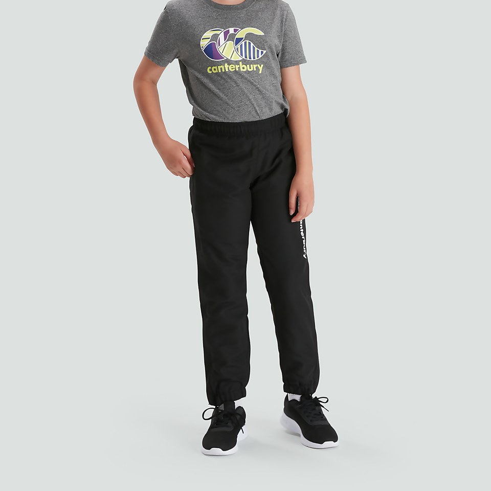 JUNIOR UNISEX UGLIES TAPERED CUFF STADIUM PANT BLACK