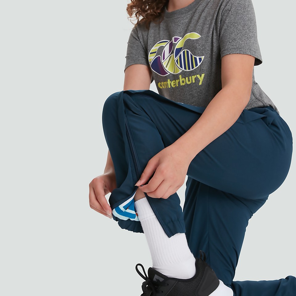 JUNIOR UNISEX UGLIES TAPERED CUFF STADIUM PANT BLUE