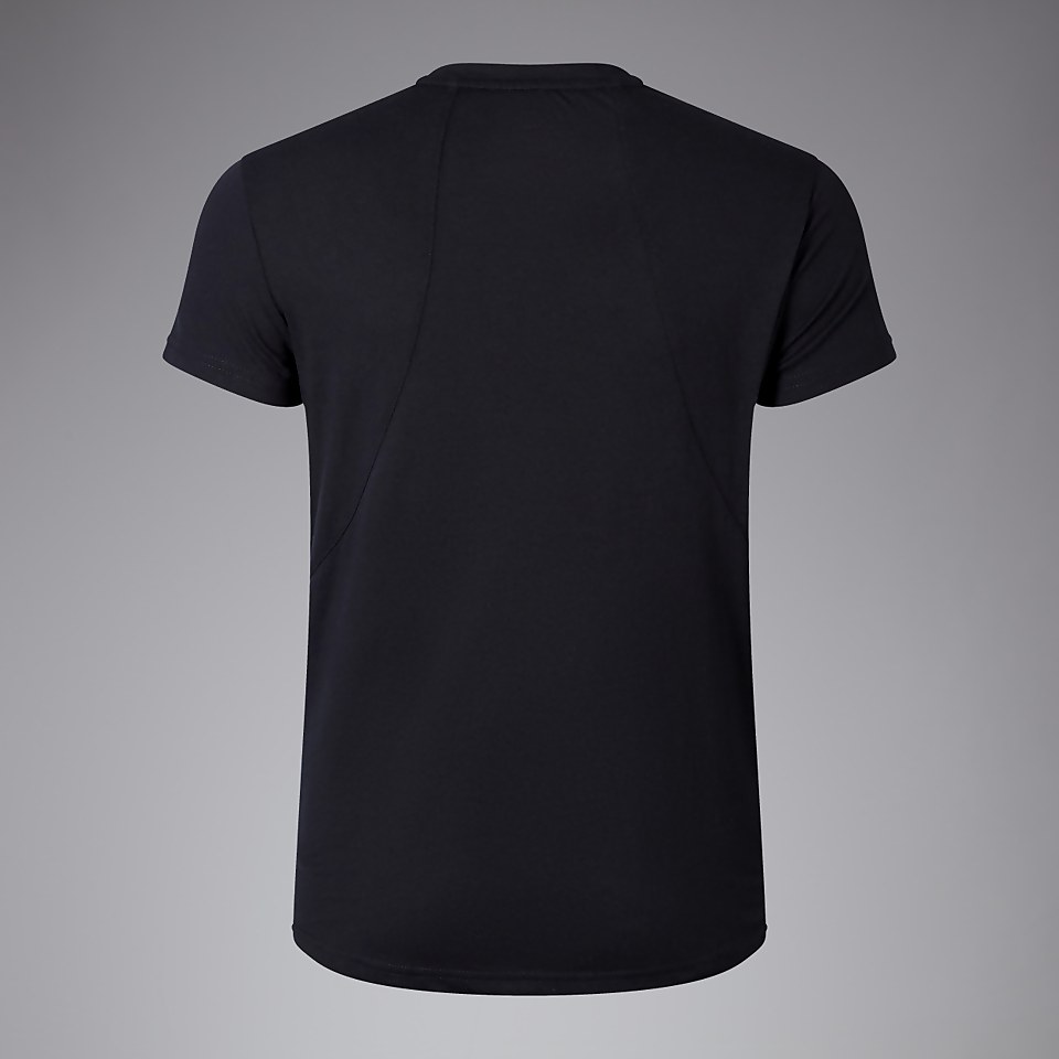 WOMENS VAPODRI SHORT SLEEVED TEMPO TEE BLACK