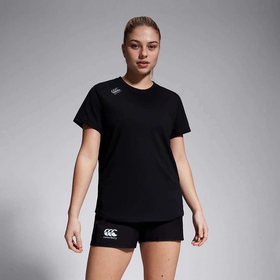 WOMENS VAPODRI SHORT SLEEVED TEMPO TEE BLACK