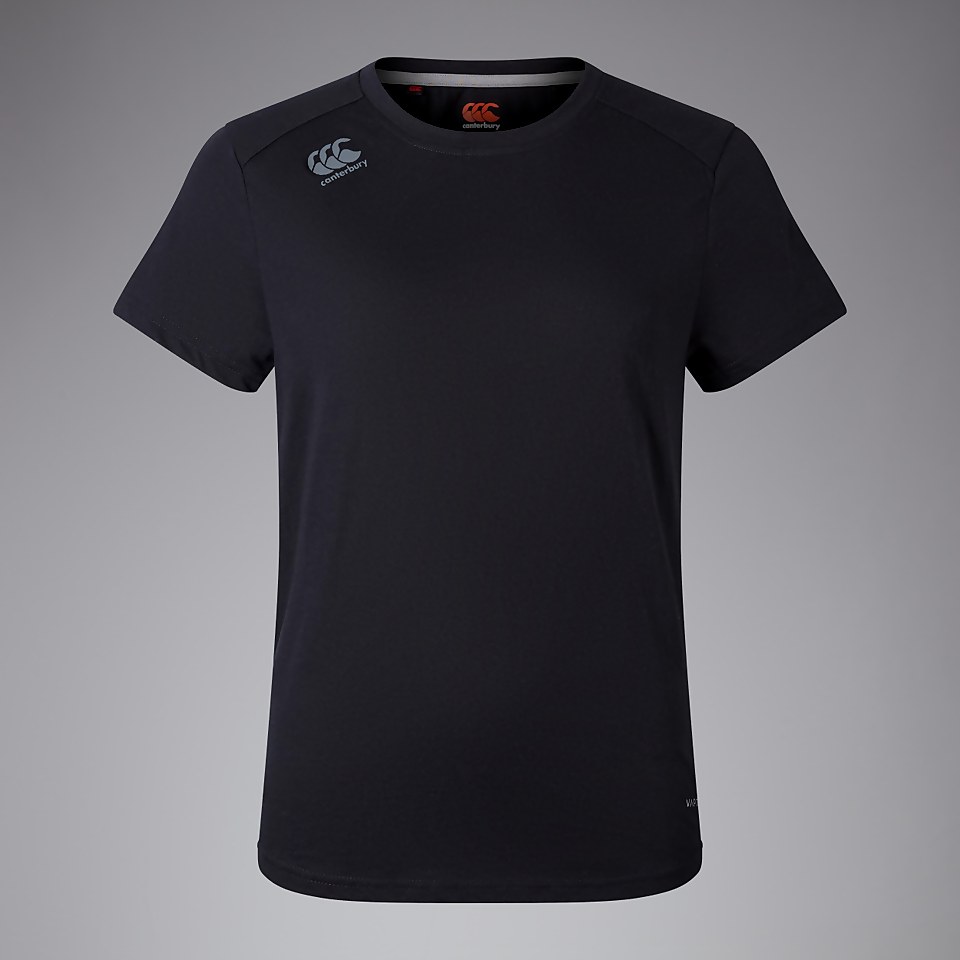 WOMENS VAPODRI SHORT SLEEVED TEMPO TEE BLACK