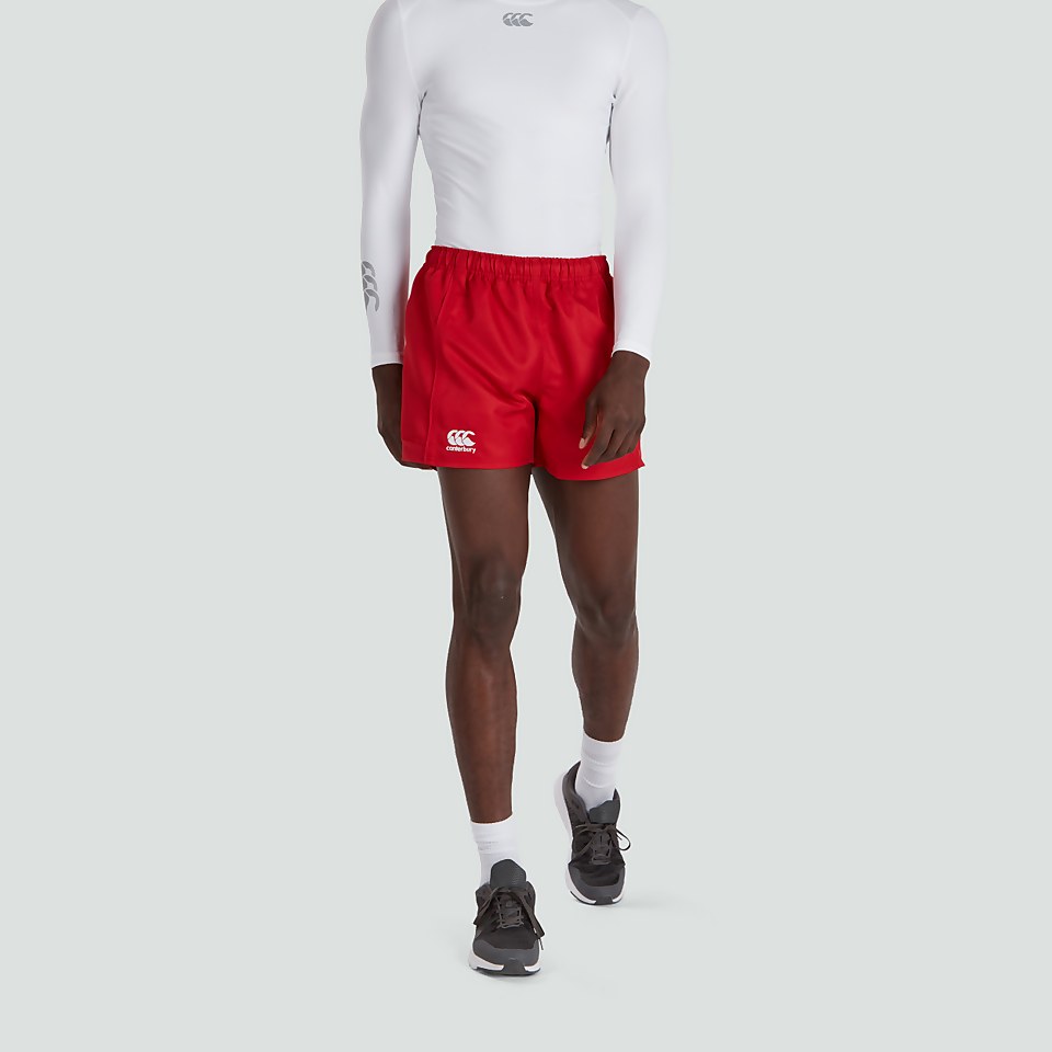 MENS ADVANTAGE SHORTS RED