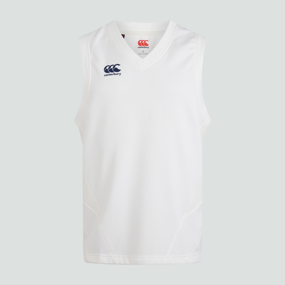 CANTERBURY SLEEVELESS CRICKET OVERSH CREAM