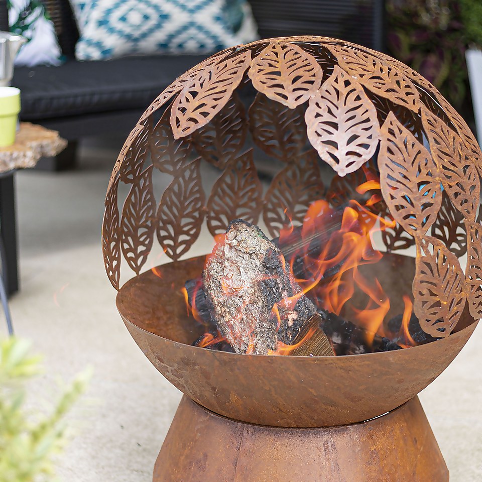 Leaf Outdoor Fire Globe