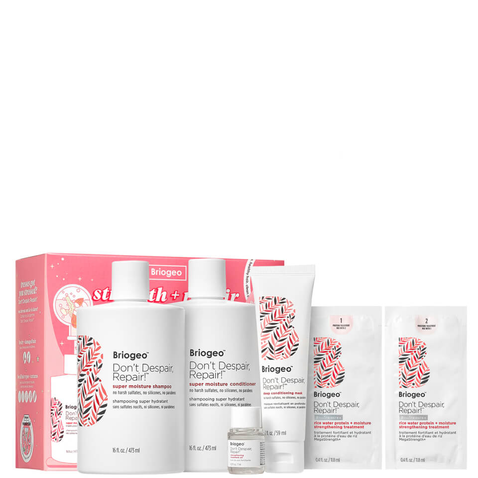 Briogeo Don't Despair, Repair! Strength and Repair Solutions Value Set for Dry and Damaged Hair