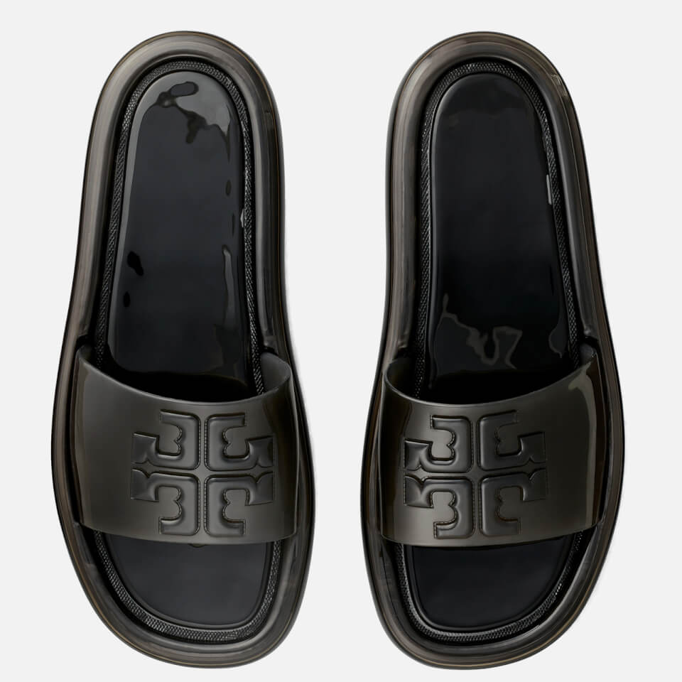 Tory Burch Women's Bubble Jelly Slide Sandals - Black | FREE UK Delivery |  Allsole