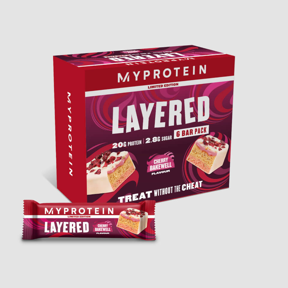 Layered Bar – Cherry and Almond - 6 x 60g - Cherry and Almond