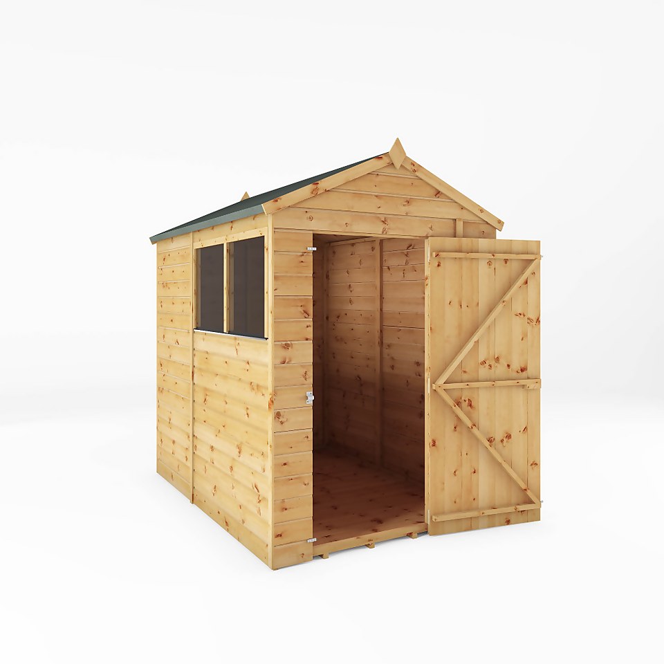 Mercia 7ft x 5ft Premium Shiplap Apex Shed - Including Installation