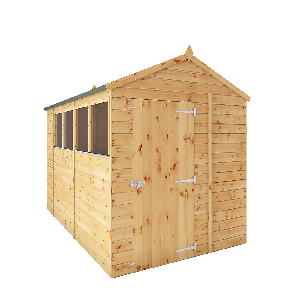 Mercia 10ft x 6ft Premium Shiplap Apex Shed - Including Installation