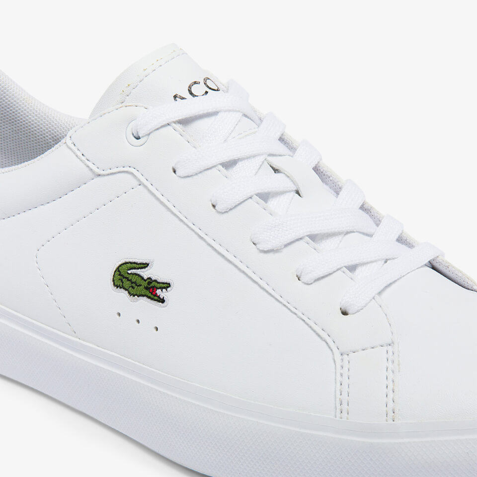 Lacoste Junior Powercourt Trainers - White