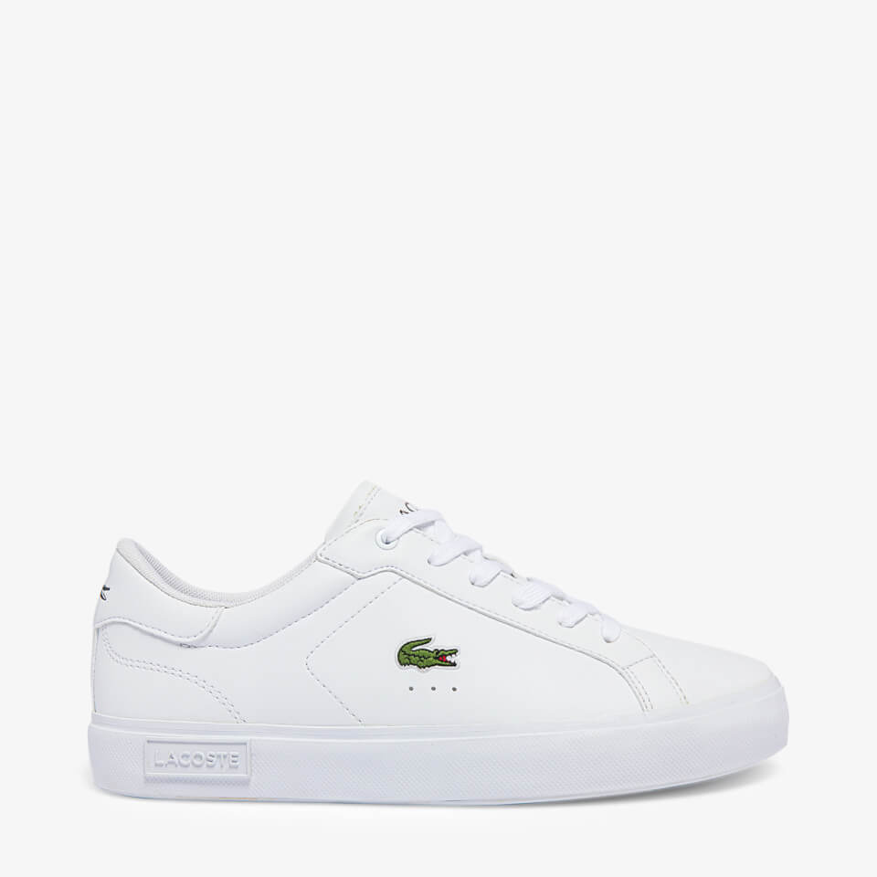 Lacoste Junior Powercourt Trainers - White