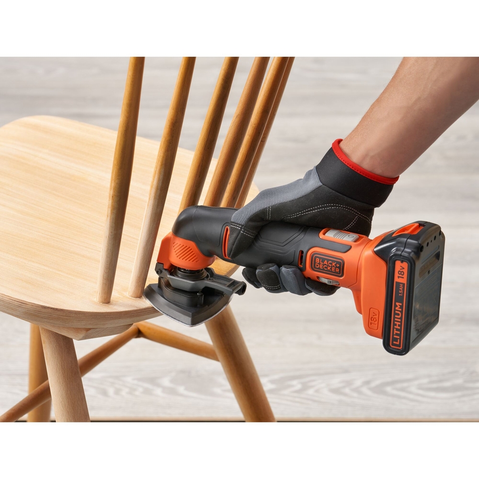 BLACK DECKER 18V Cordless Oscillating Multi Tool with 18 Accessories no battery included BDCOS18N XJ Homebase