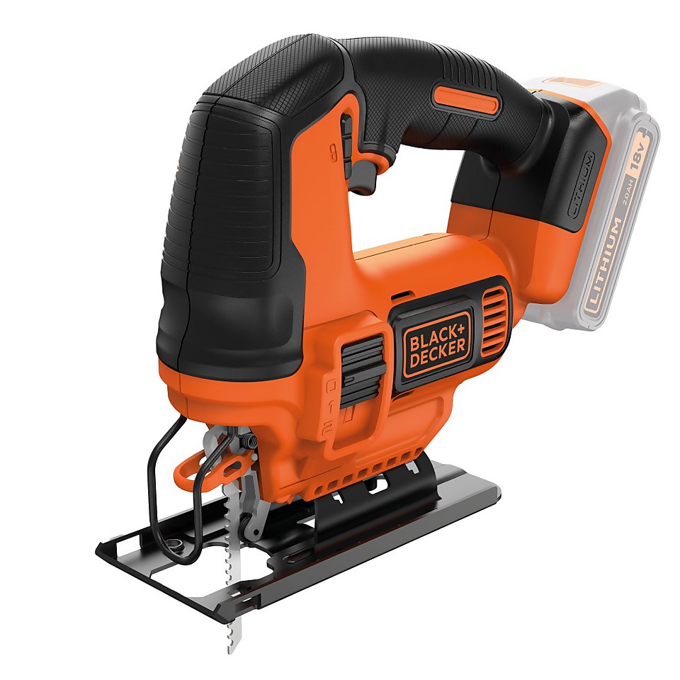 BLACK+DECKER 18V Cordless Jigsaw with Blade – (battery not included) (BDCJS18N-XJ)