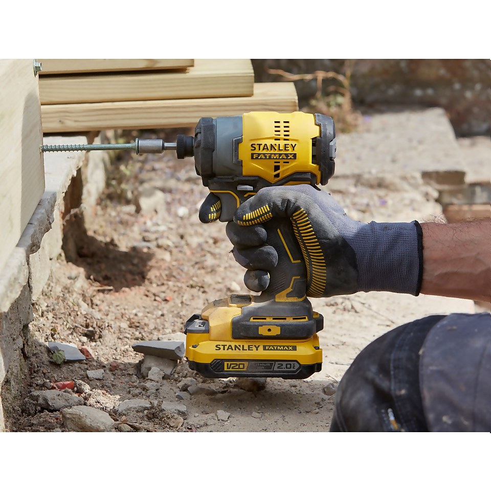 STANLEY FATMAX V20 18V Cordless Brushless Impact Driver (battery not included) (SFMCF810B-XJ)