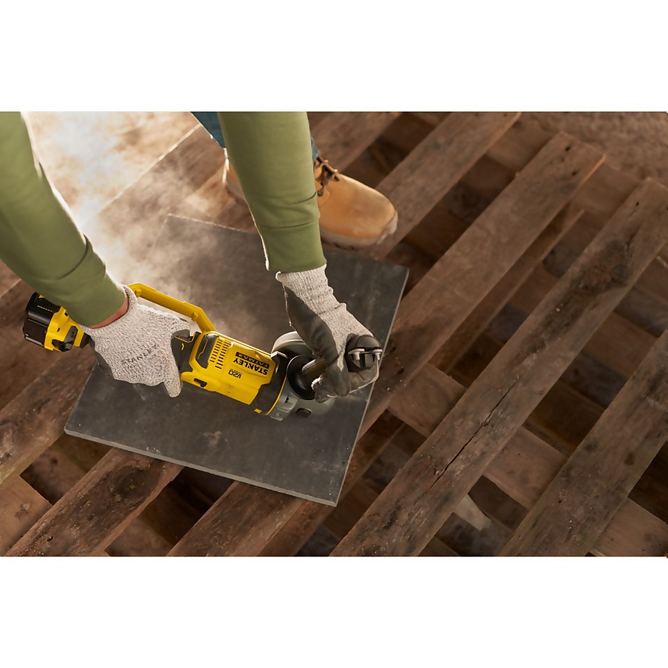 STANLEY FATMAX V20 18V Cordless Angle Grinder (battery not included) (SFMCG400B-XJ)