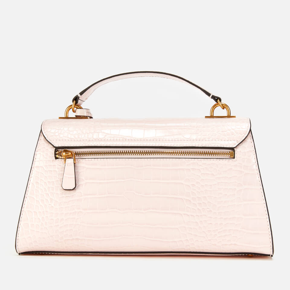 Guess Women's Enisa Top Handle Flap Bag - Powder Pink