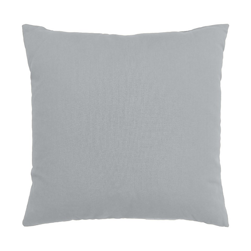 Recycled Cotton Cushion - Dark Grey
