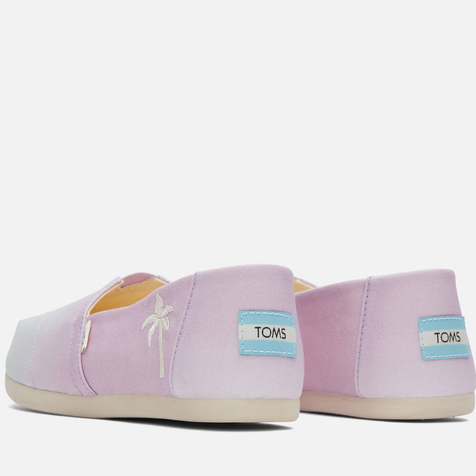 TOMS Women's Alpargata Vegan Canvas Pumps - Lilac Ombre