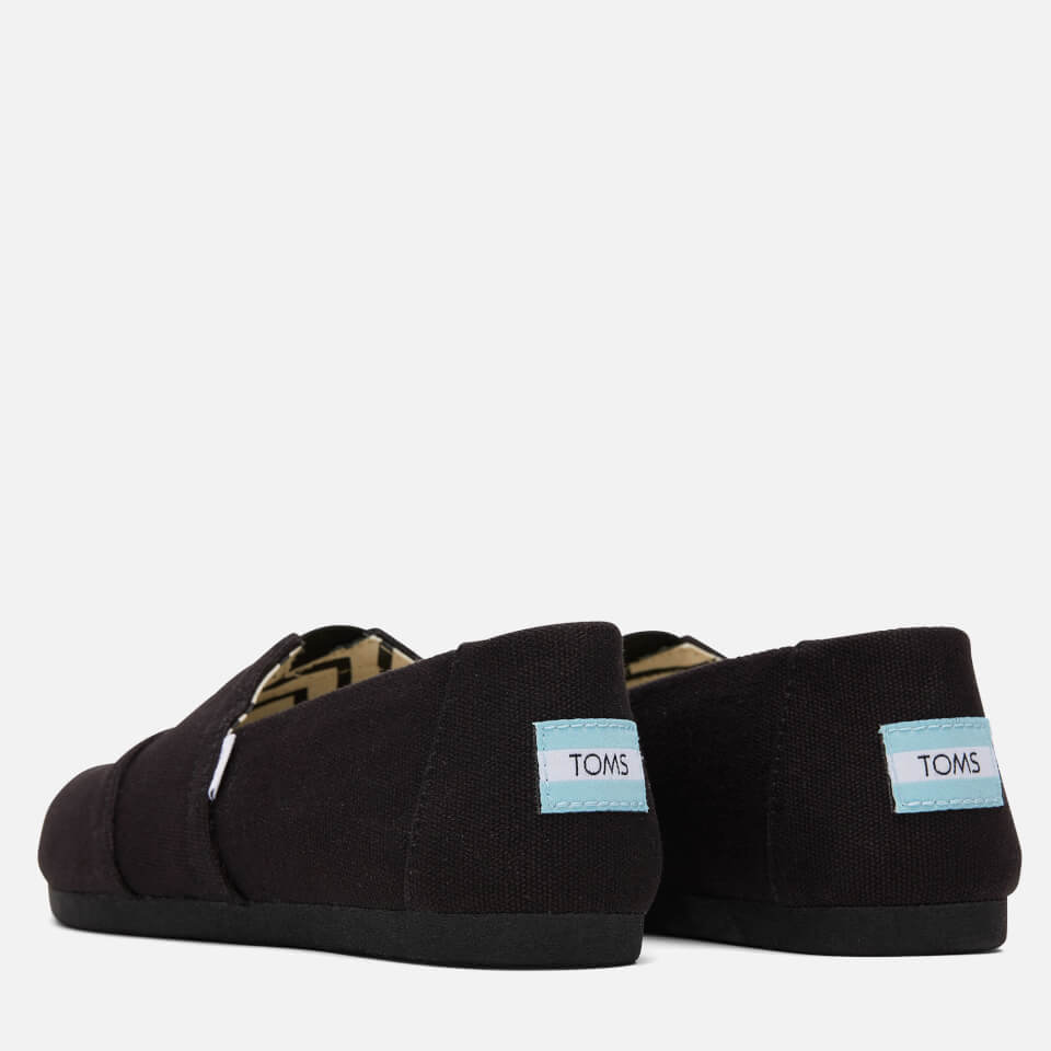 TOMS Women's Alpargata Vegan Canvas Pumps - Black/Black