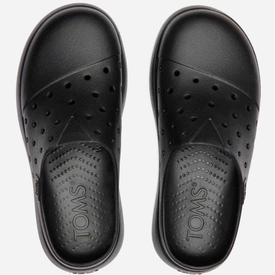 TOMS Alpargata Mallow Vegan Mules - Black
