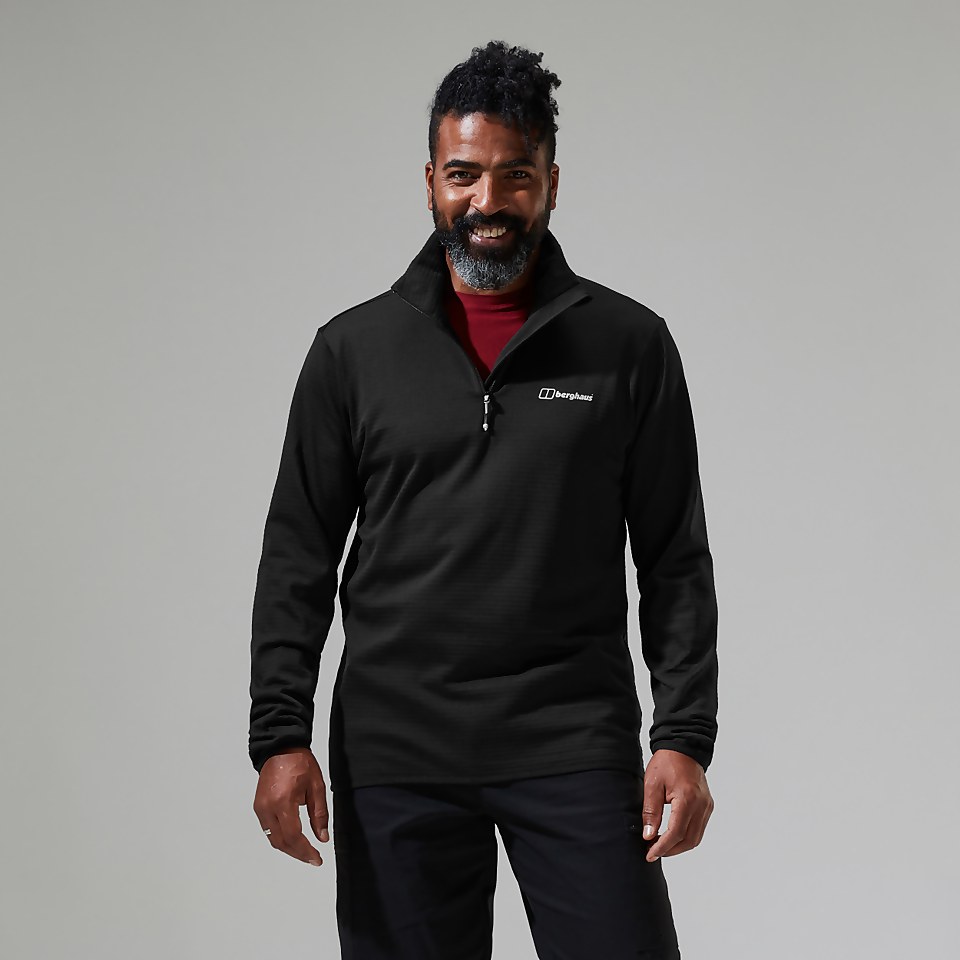 Keppla Half Zip Fleece für Herren - Schwarz