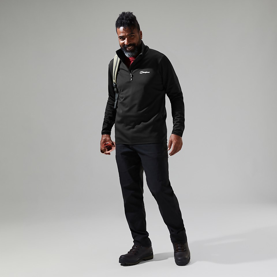 Keppla Half Zip Fleece für Herren - Schwarz