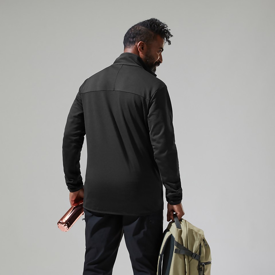 Keppla Half Zip Fleece für Herren - Schwarz