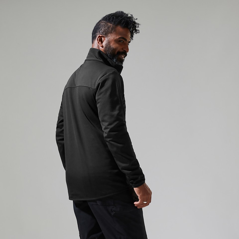 Keppla Half Zip Fleece für Herren - Schwarz