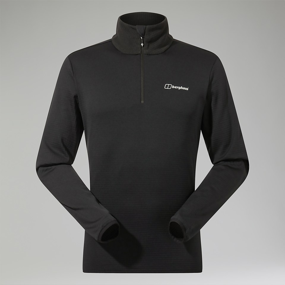 Keppla Half Zip Fleece für Herren - Schwarz