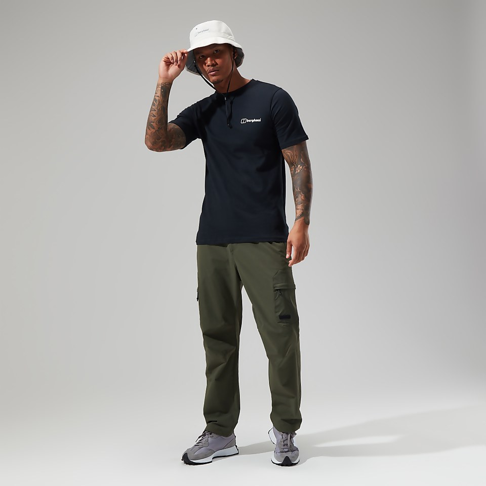 Mont Blanc MTN Short Sleeve T-Shirt für Herren - Schwarz