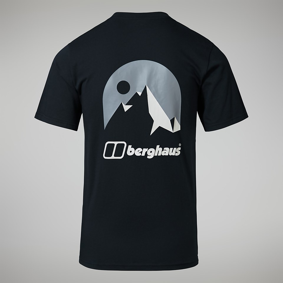 Mont Blanc MTN Short Sleeve T-Shirt für Herren - Schwarz