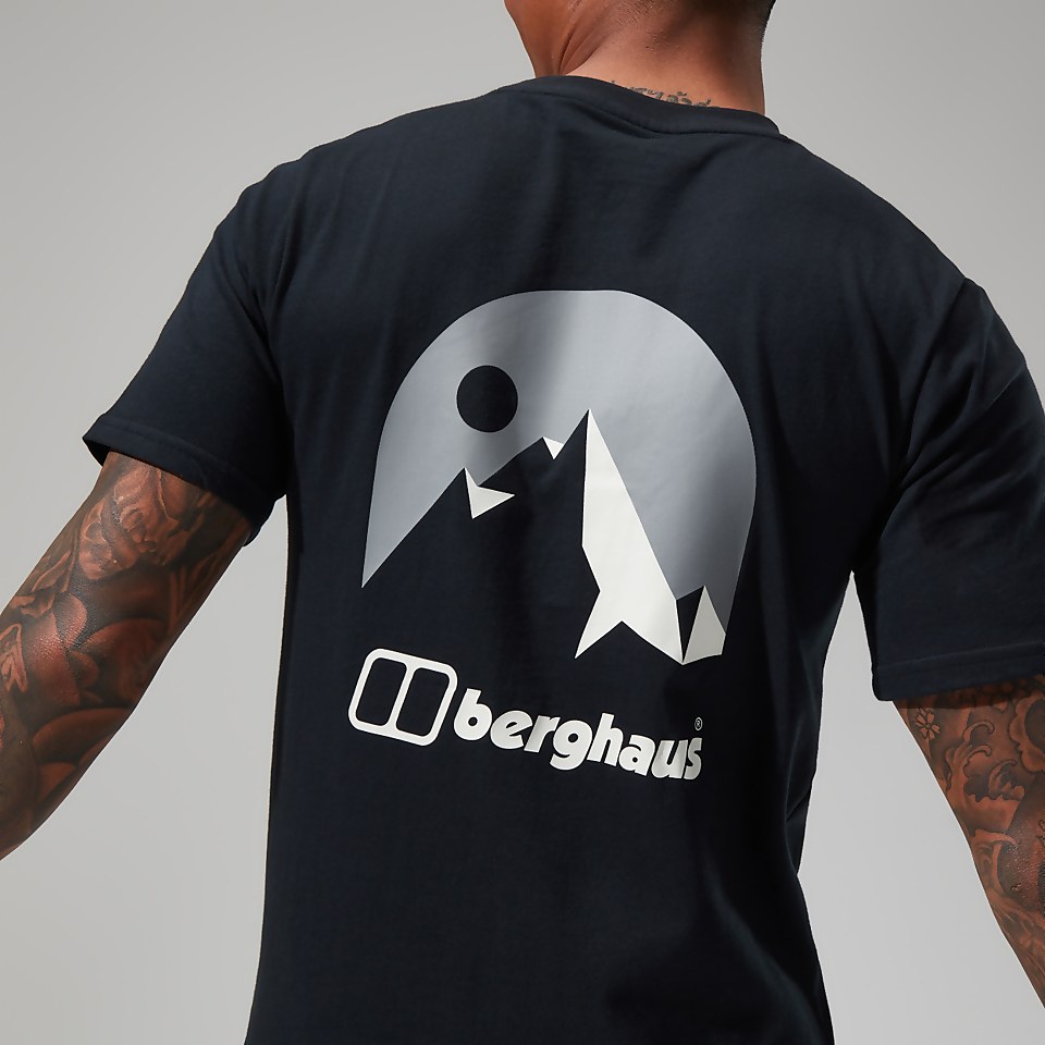 Mont Blanc MTN Short Sleeve T-Shirt für Herren - Schwarz